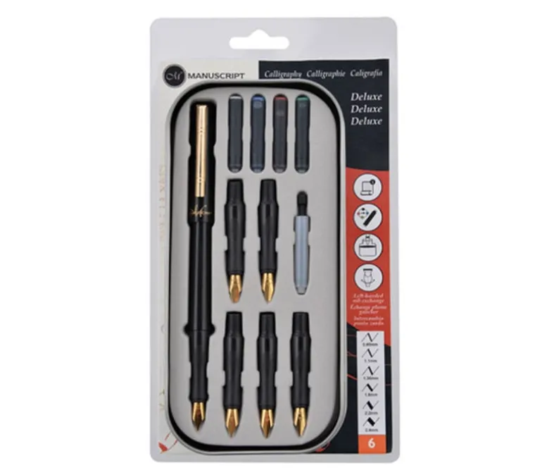 Manuscript Deluxe Calligraphy Set – 13 Piece