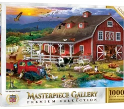 MasterPiece Gallery The Barnyard Crowd Puzzle – 1000 Piece