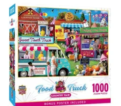 Masterpieces Food Truck Roundup Country Fair Puzzle – 1000 Piece