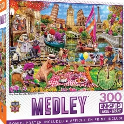 Masterpieces Medley Dog Gone Days Puzzle – 300 Piece