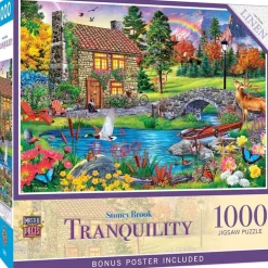 Masterpieces Stained Glass Flowers in Bloom Puzzle – 1000 Piece
