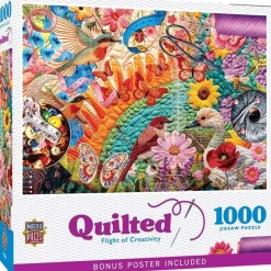 Masterpieces Stained Glass Purrfect Glass Puzzle – 1000 Piece