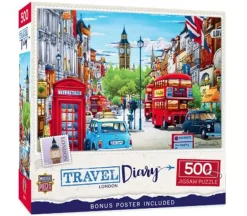 Masterpieces Travel Diary London Puzzle – 500 Piece