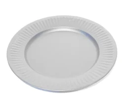 Matte White Metal Plate