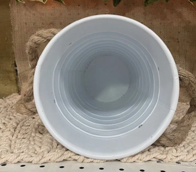 Matte White Tall Bucket