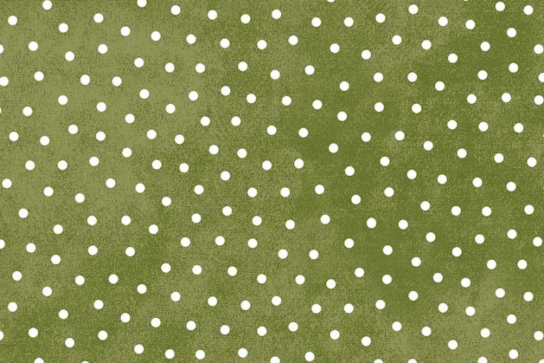 Maywood Studio Snowtop Woolies Flannel Dots on Aqua