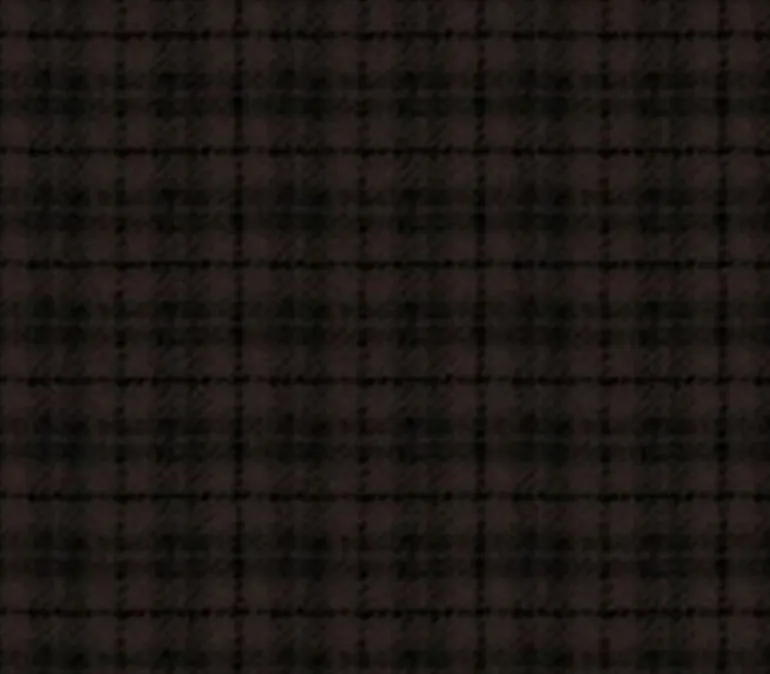 Maywood Studio Woolies Flannel Houndstooth Brown Black