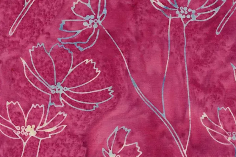 Meadow Brook Batiks Queen Anne’s Lace in Multi Green