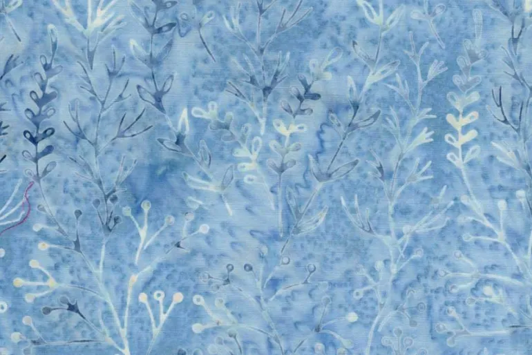 Meadow Brook Batiks Queen Anne’s Lace in Multi Green