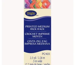 Medium Rick Rack Rainbow 1/2-inch x 2.5-yards 117403001