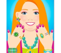 Melissa and Doug Jewelry & Nails Sticker Pad – 11-inch x 14-inch