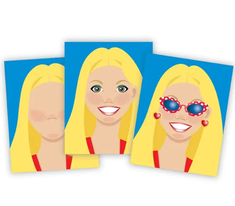 Melissa and Doug Make A Face Sticker Pad – 11-inch x 14-inch