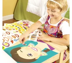 Melissa and Doug Make A Face Sticker Pad – 11-inch x 14-inch