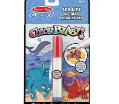 Melissa and Doug On the Go Colorblast No-Mess Coloring Pad – Sea Life