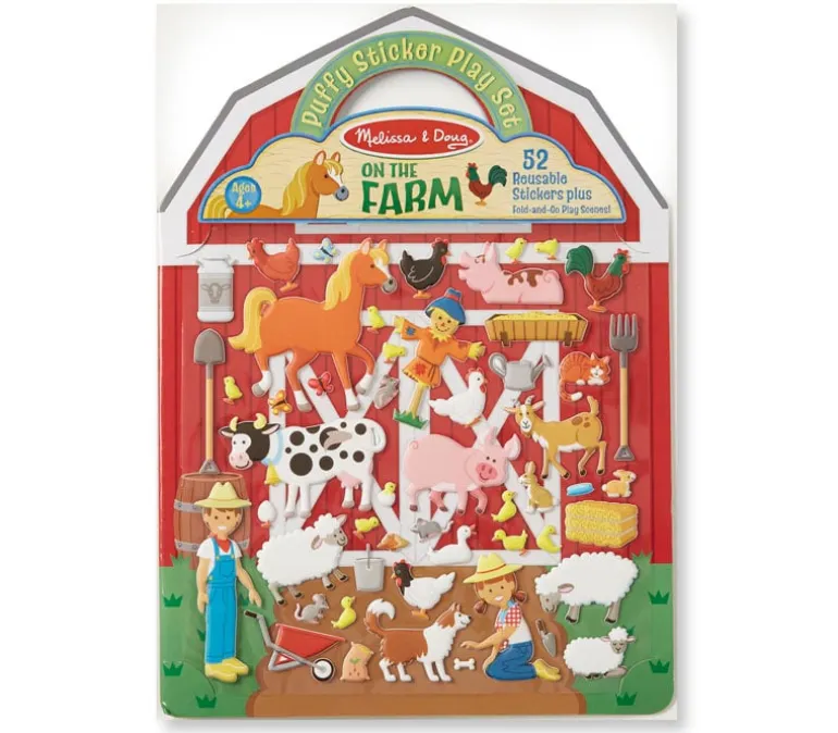 Melissa and Doug Puffy Sticker Play Set – Farm
