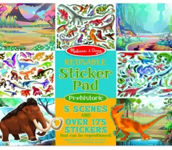 Melissa and Doug Reusable Sticker Pad – 11-inch x 14-inch – Prehistoric
