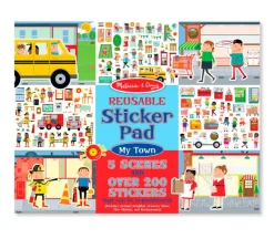 Melissa and Doug Reusable Sticker Pad – 11-inch x 14-inch – My Town