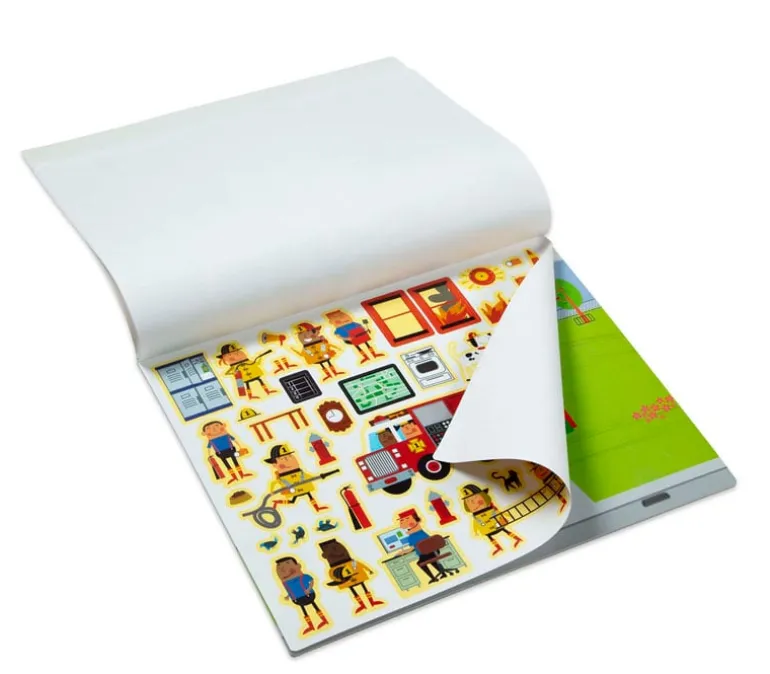 Melissa and Doug Reusable Sticker Pad – 11-inch x 14-inch – My Town