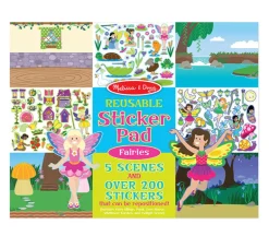 Melissa and Doug Reusable Sticker Pad – 11-inch x 14-inch – Fairies