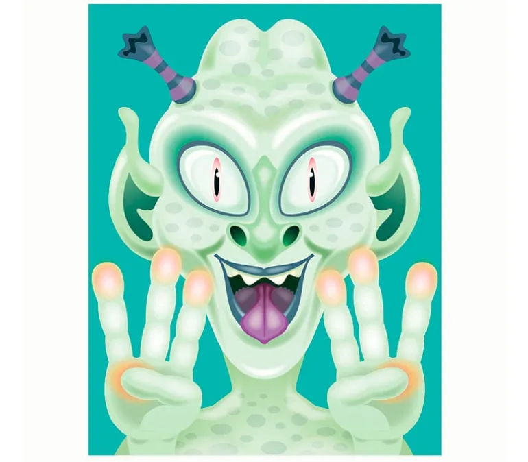 Melissa and Doug Reusable Sticker Pad – 11-inch x 14-inch – Make-A-Face Crazy Characters