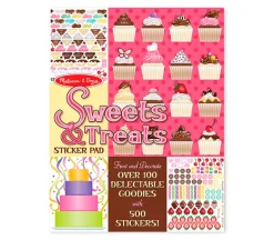Melissa and Doug Sticker Pad – 11-inch x 14-inch – Sweets & Treats