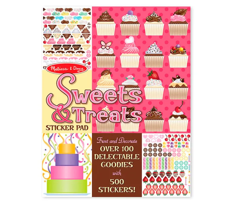 Melissa and Doug Sticker Pad – 11-inch x 14-inch – Sweets & Treats