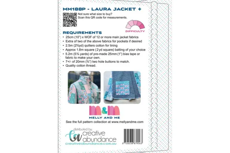 Melly & Me Lexie Quilted Hoodie Sewing Pattern