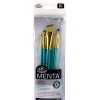 Menta Long Handle Variety Set – Synthetic Blend – 5 Piece