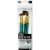 Menta Long Handle Variety Set – Synthetic Sable – 5 Piece