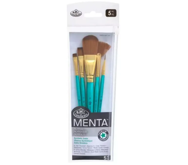 Menta Long Handle Variety Set – Synthetic – 5 Piece