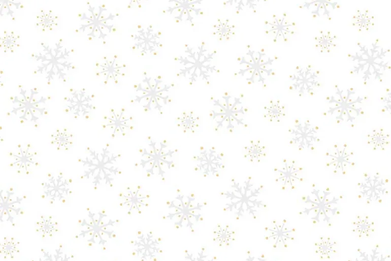 Merry Mix Deer Toile Metallic Highlights and Red on White