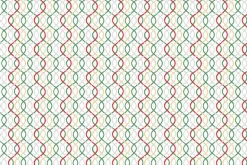 Merry Mix Deer Toile Red & Metallic Highlights