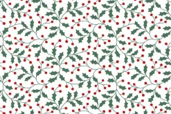 Merry Mix Dots Green & Metallic Highlights