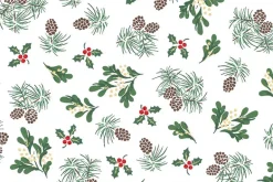 Merry Mix Geometric Red & Metallic Highlights