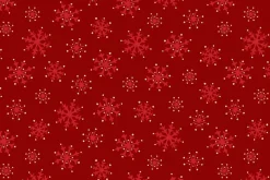 Merry Mix Geometric Red & Metallic Highlights