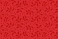 Merry Mix Poinsettia Red on White