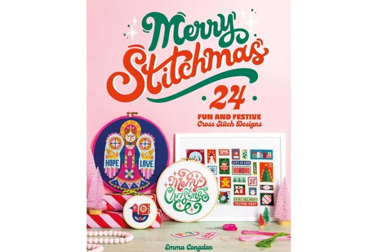 Merry Stitchmas Cross Stitch book by Emma Congdon of Stitchrovia