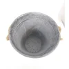 Metal Galvanized Oval Bucket – Rustic Storage & Décor