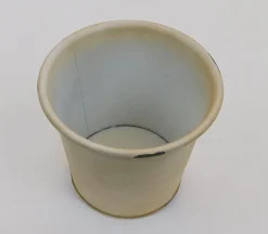 Metal Galvanized Oval Bucket – Rustic Storage & Décor