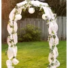 Metal Garden Arch – 9-Feet – Green