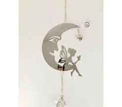 Metal Half Moon with Fariy