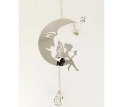 Metal Half Moon with Fariy