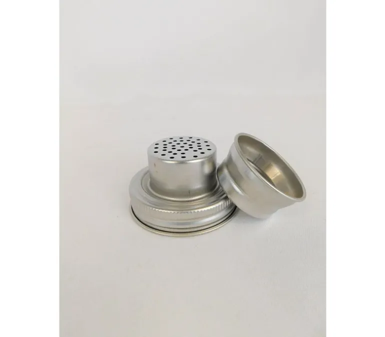 Metal Jar Lid Martini Shaker with Filter – 2 Piece