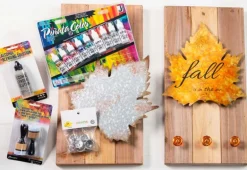 Metal Leaf Wall Décor with Copper Finish – Rustic Accent Piece