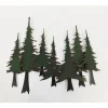 Metal Wall Art – Overlapping Trees