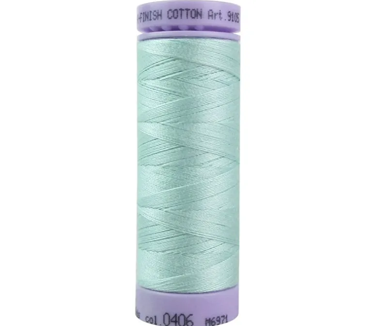 Mettler Silk Finish Cotton – #50 – 165-yards – Light Blue Shades (view colors)