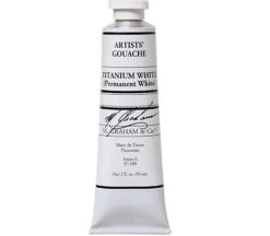M. Graham Gouache Paint – 60ml –  Titanium White