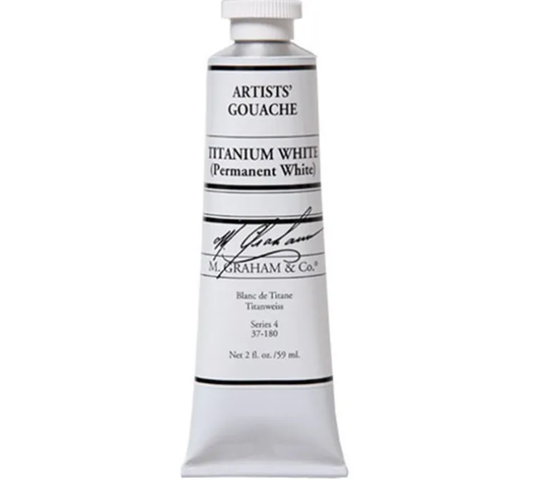 M. Graham Gouache Paint – 60ml – Titanium White