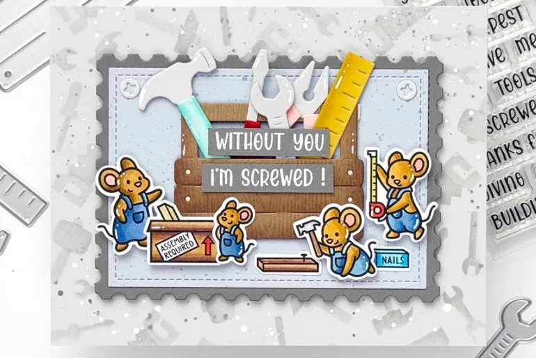 Mice Tools Stamp Set