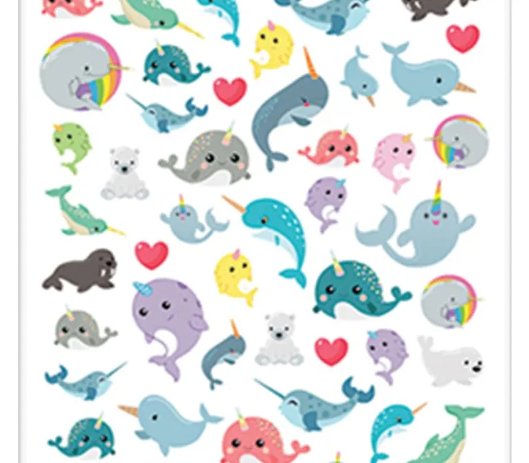 Micro Stickers – Narwhal